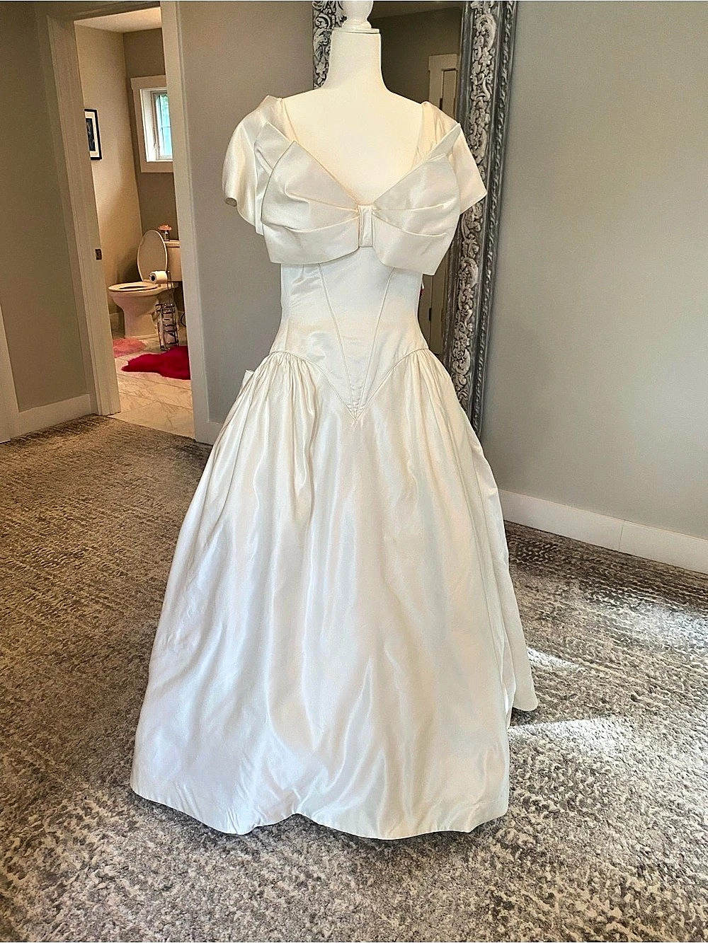 Scaasi Wedding Dress in White
